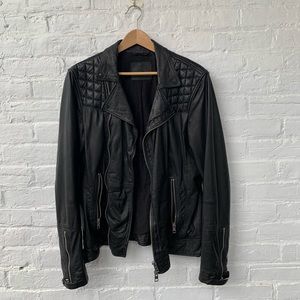 All Saints Leather Jacket.